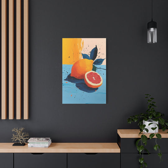 Vibrant Citrus Canvas Wall Art