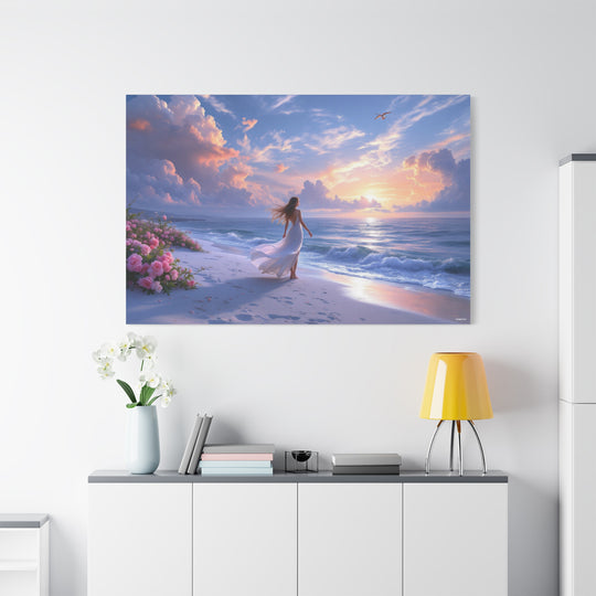 Sunset Beach Canvas Art