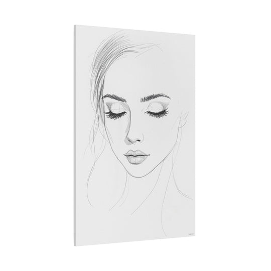 Elegant Sketched Portrait