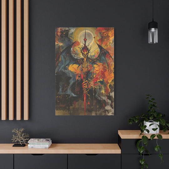 Demon King Canvas Wall Art