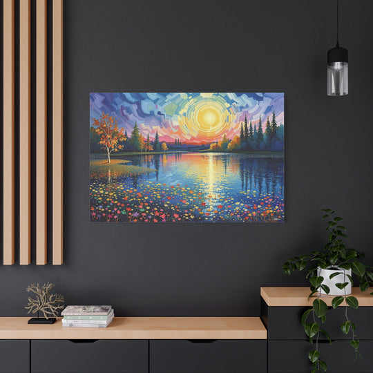 The Painted Horizon Canvas Wall Art