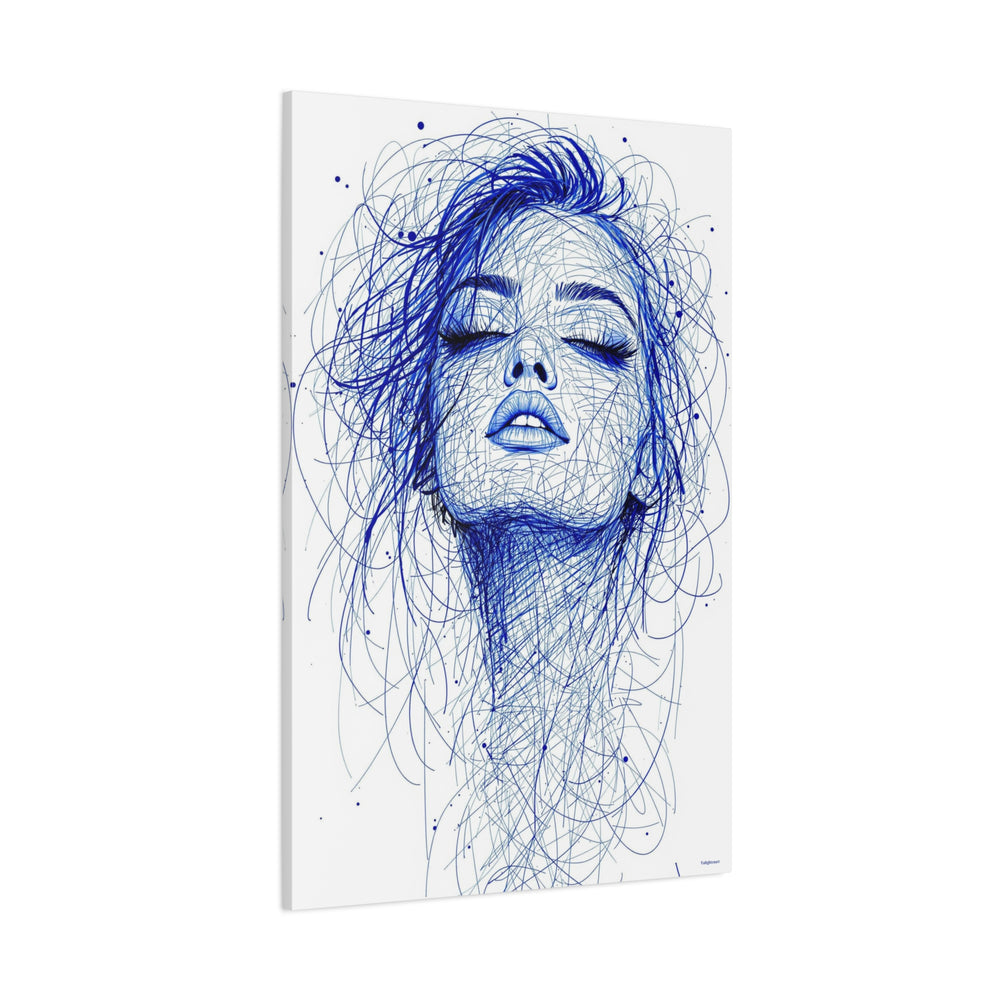 Whispers in Blue Canvas Wall Art