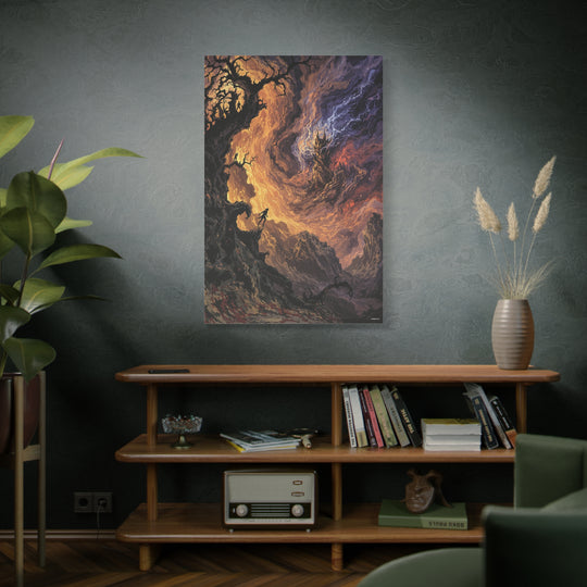 The Forsaken Climb Canvas Wall Art