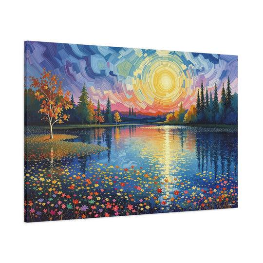 The Painted Horizon Canvas Wall Art