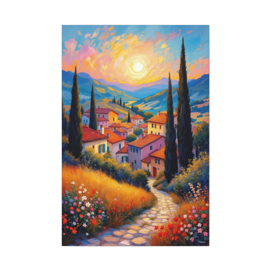 Italian Village Scene