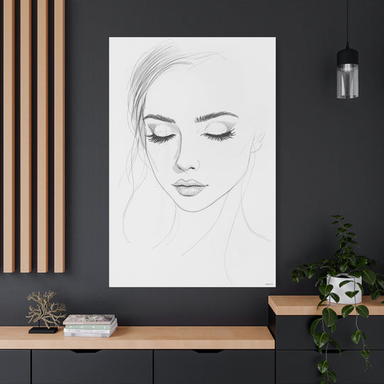 Elegant Sketched Portrait