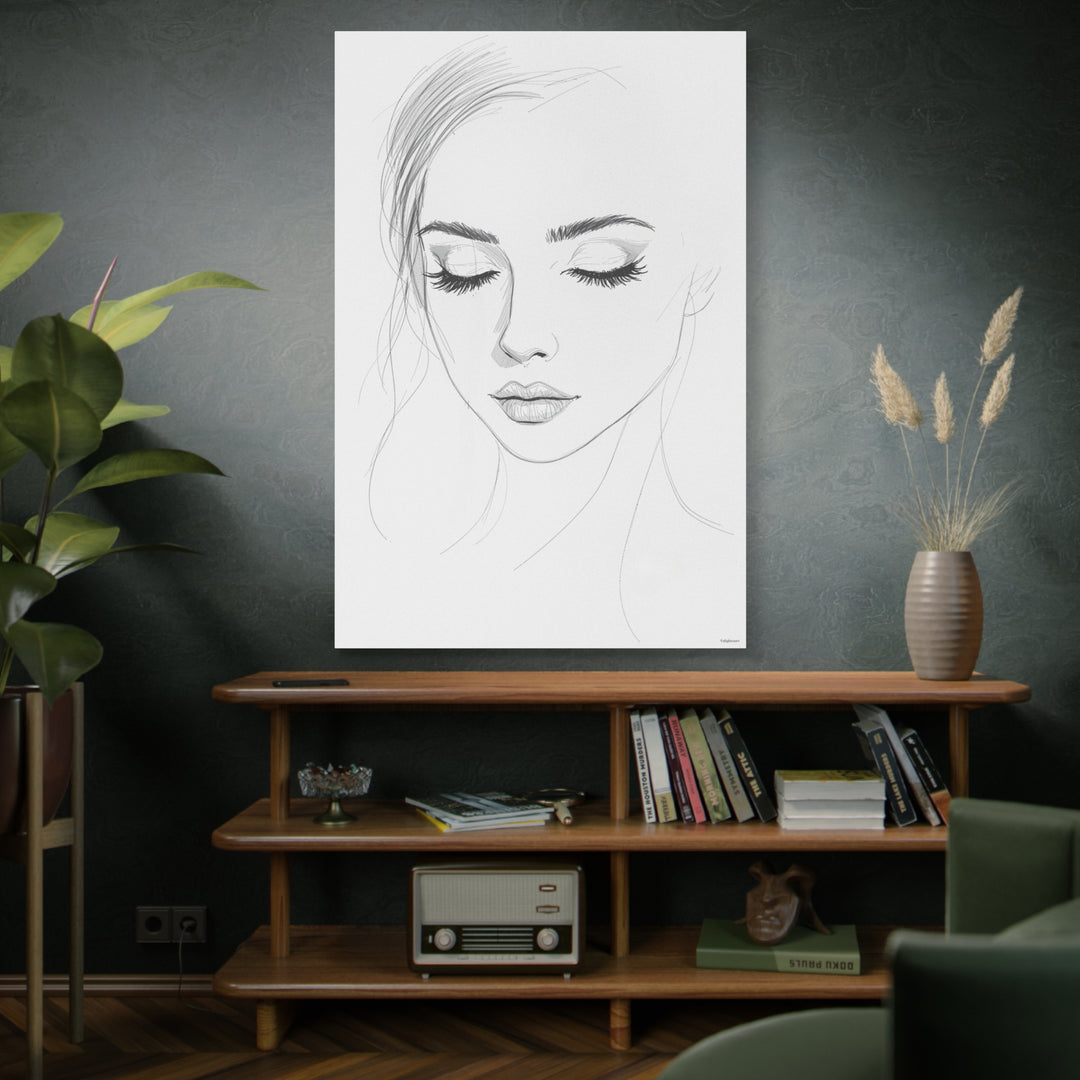 Elegant Sketched Portrait