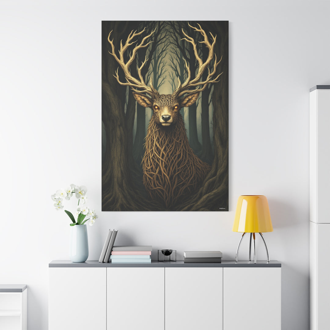 Magical Stag Canvas Art