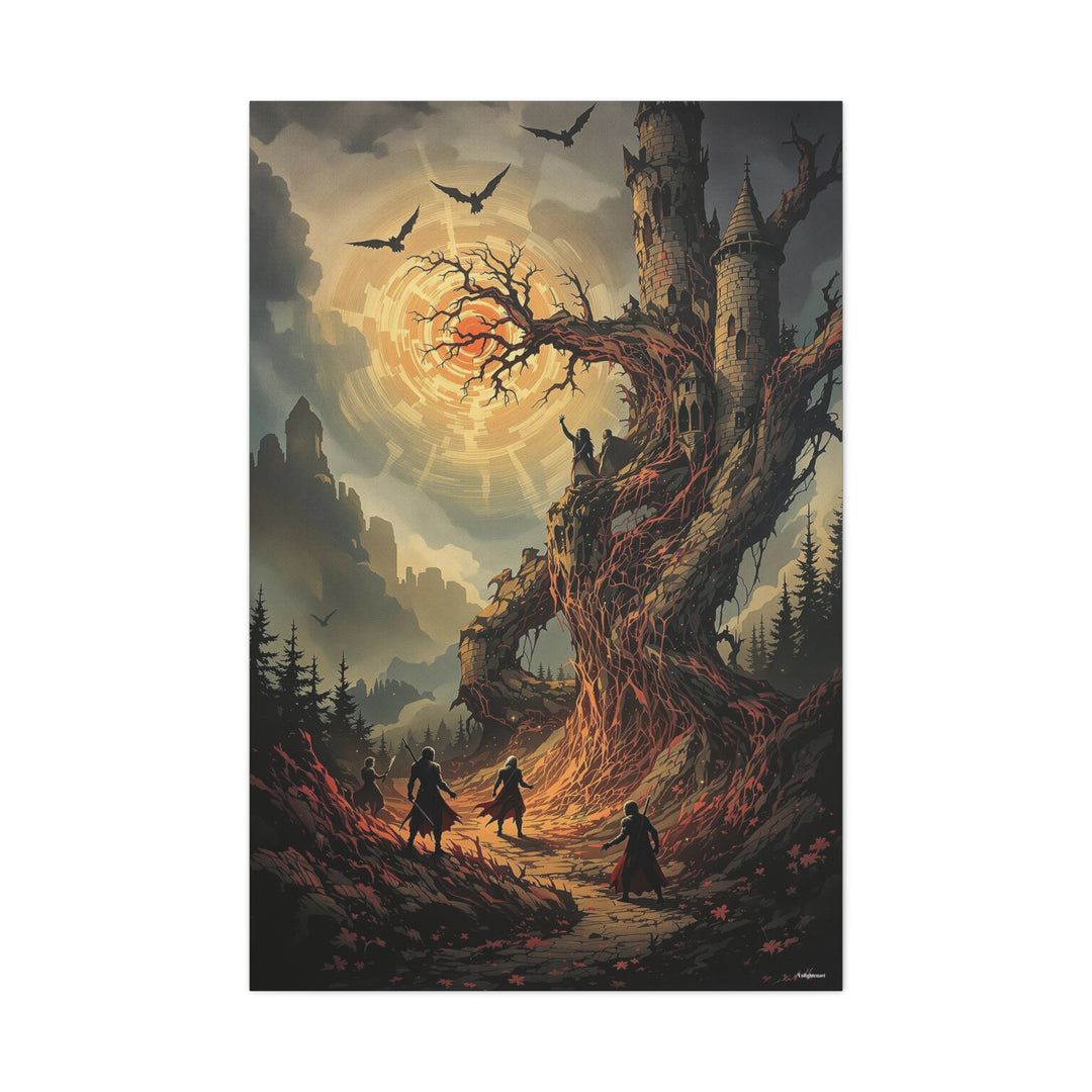 The Abyss Beckons Canvas Wall Art