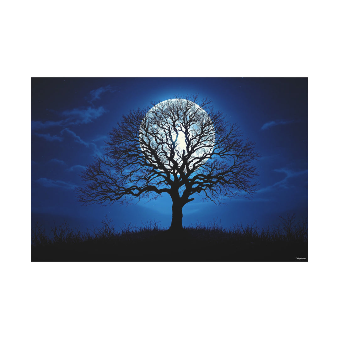 Tree of Light Canvas Wall Art