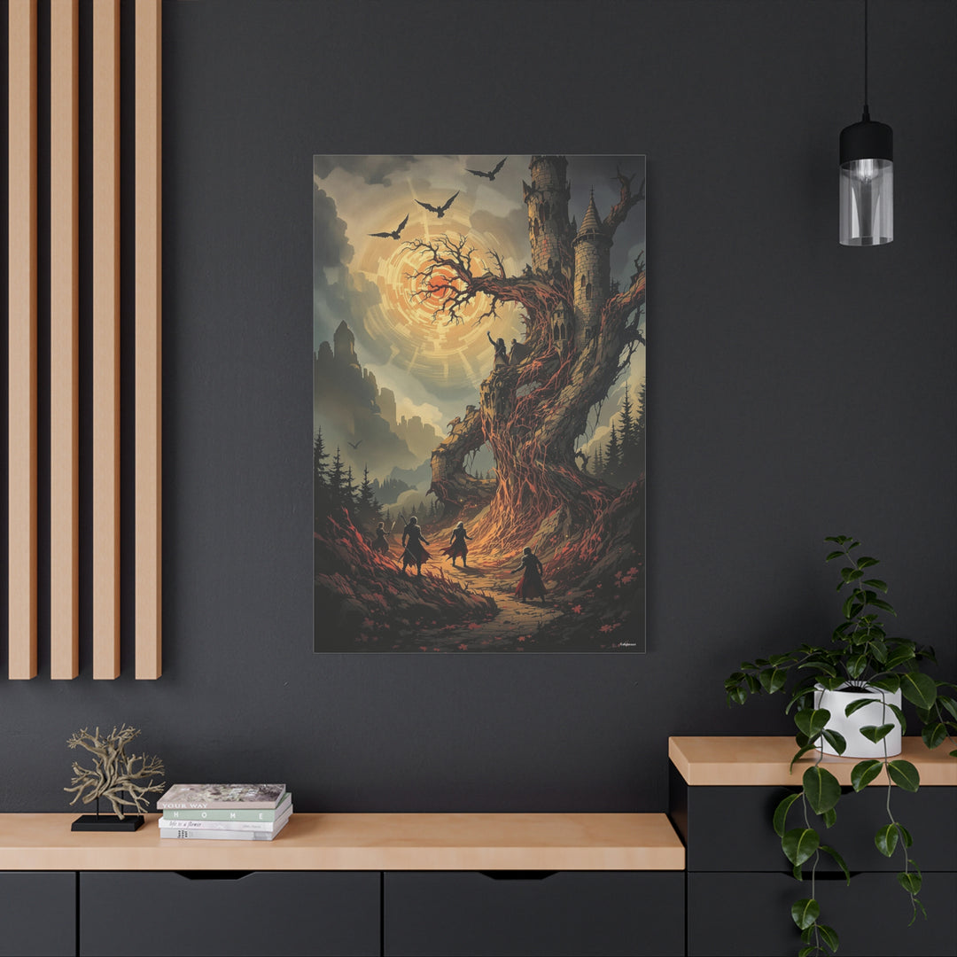 The Abyss Beckons Canvas Wall Art