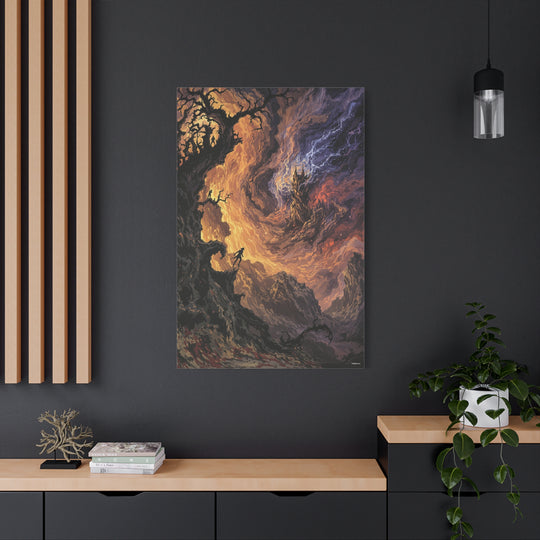 The Forsaken Climb Canvas Wall Art