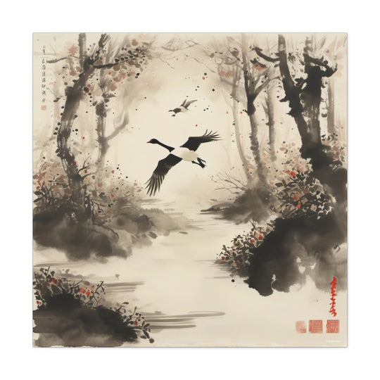 Tranquil Crane