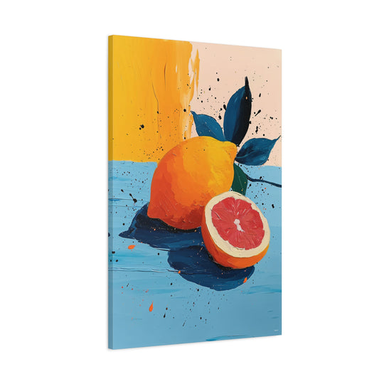 Vibrant Citrus Canvas Wall Art