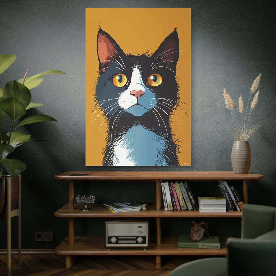 Cat Portrait Canvas Wall Art