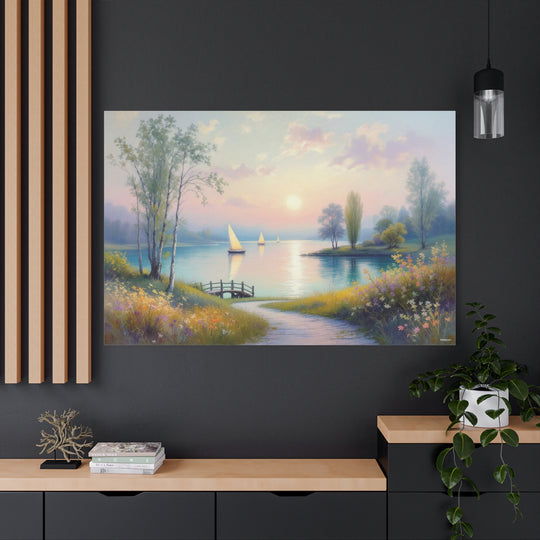 Sunlit Serenity Canvas Wall Art