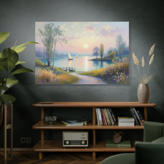 Sunlit Serenity Canvas Wall Art