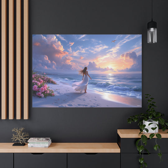 Sunset Beach Canvas Art