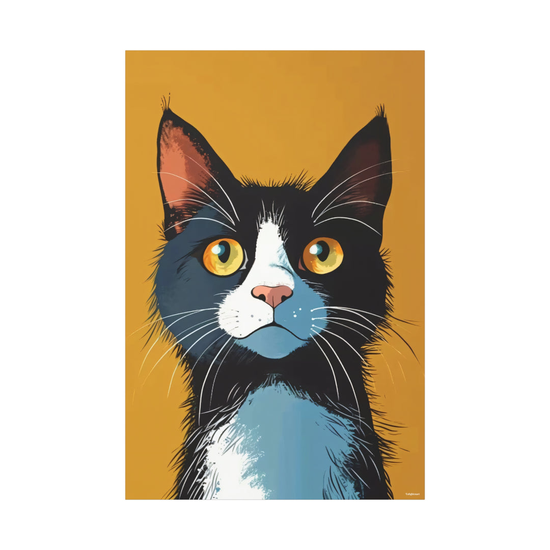 Cat Portrait Canvas Wall Art