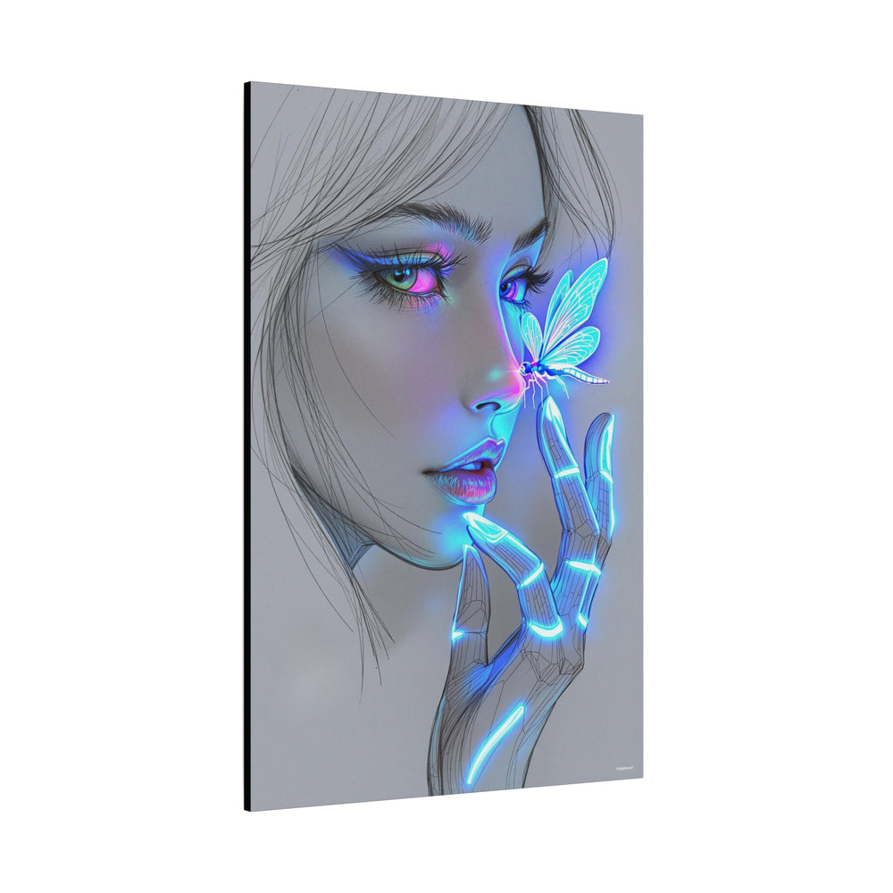 Neon Butterfly Girl