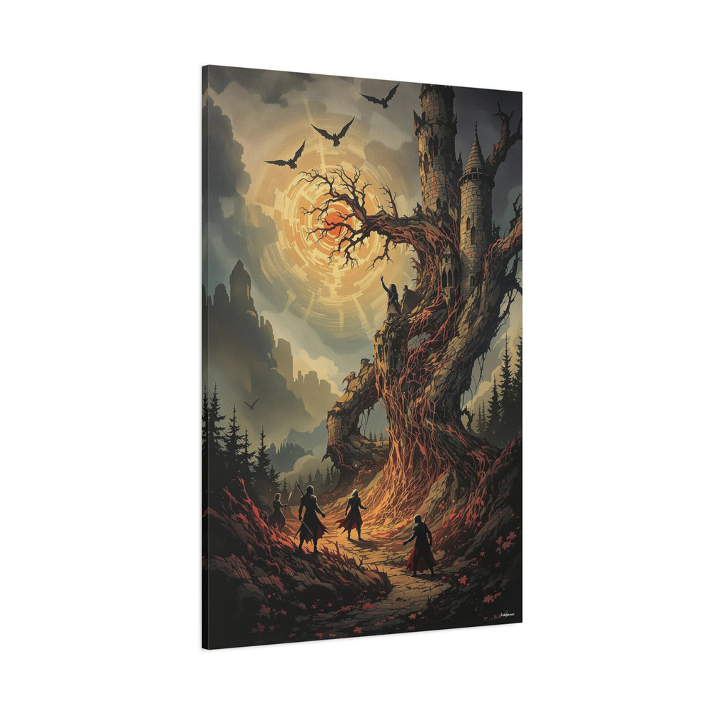 The Abyss Beckons Canvas Wall Art