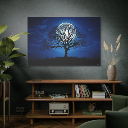 Tree of Light Canvas Wall Art