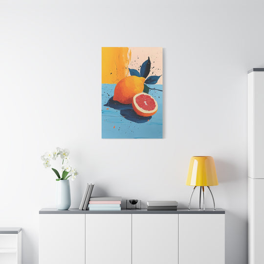 Vibrant Citrus Canvas Wall Art