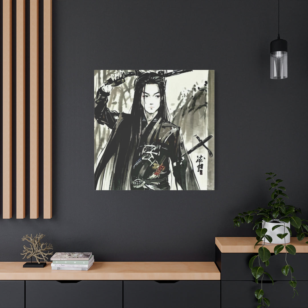 Master of the Sword Canvas Wall Art