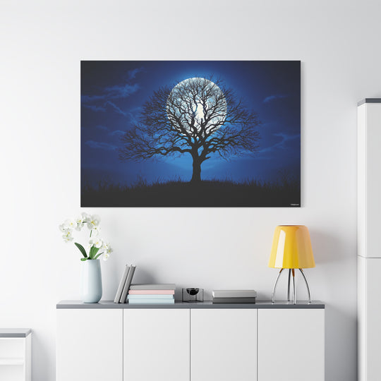 Tree of Light Canvas Wall Art