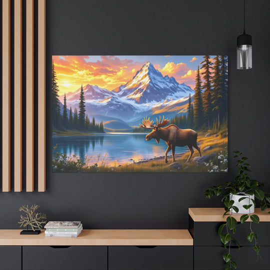 Moose By The Lake