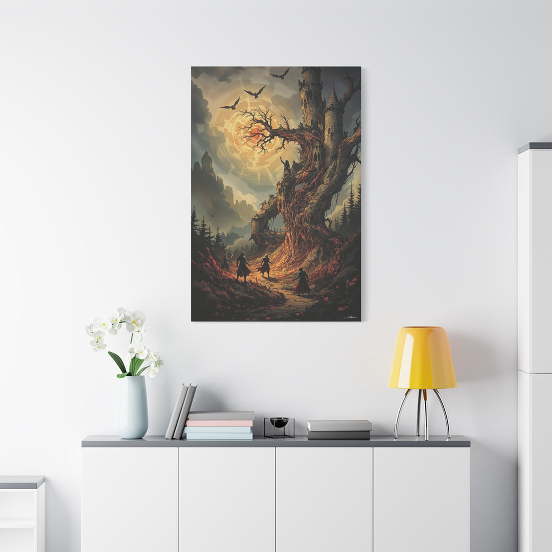 The Abyss Beckons Canvas Wall Art