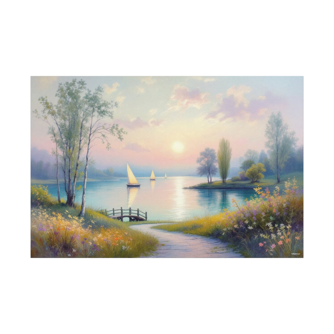 Sunlit Serenity Canvas Wall Art