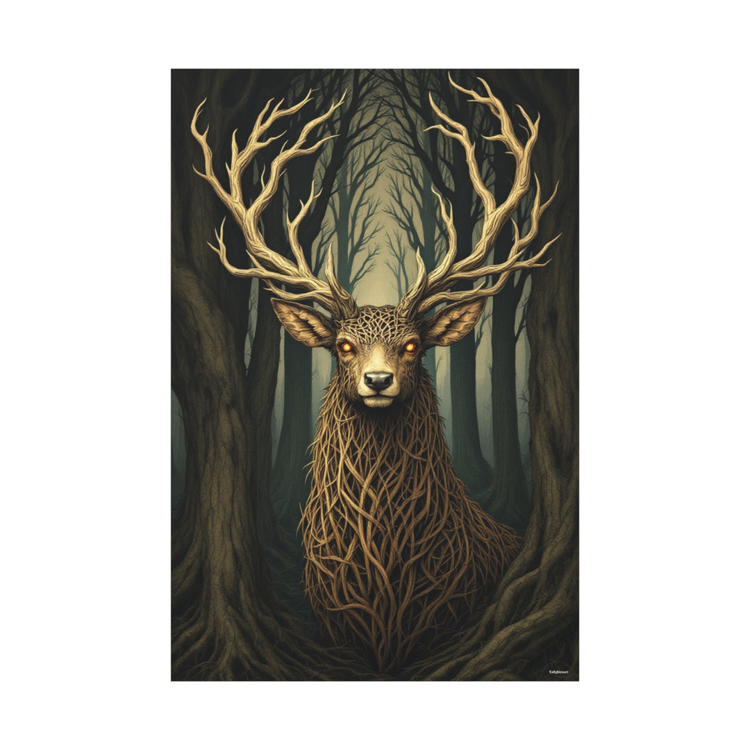 Magical Stag Canvas Art