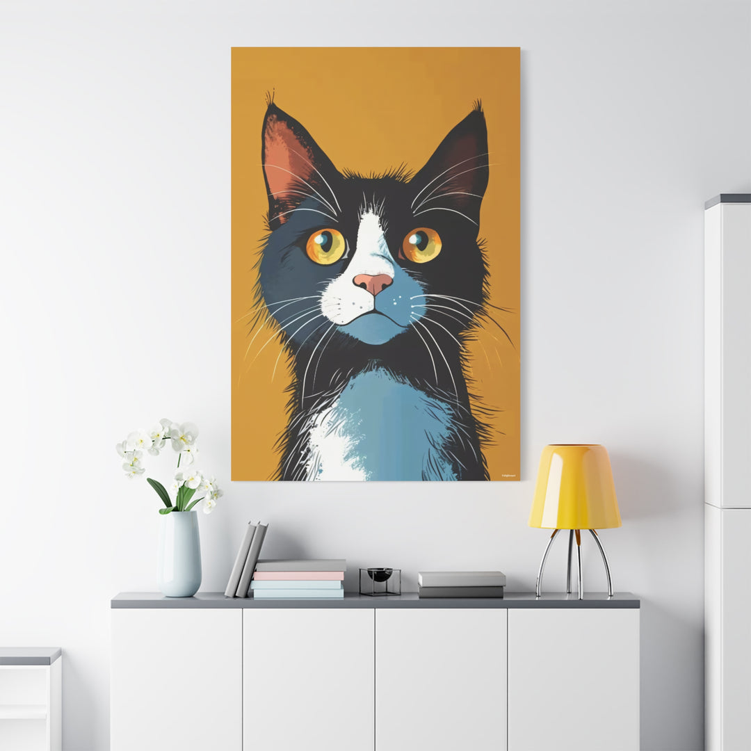 Cat Portrait Canvas Wall Art