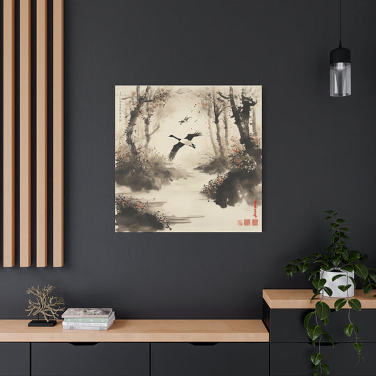 Tranquil Crane