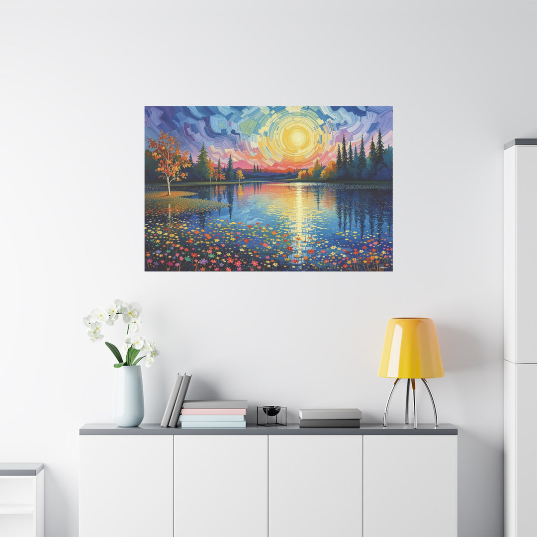 The Painted Horizon Canvas Wall Art