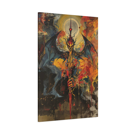 Demon King Canvas Wall Art