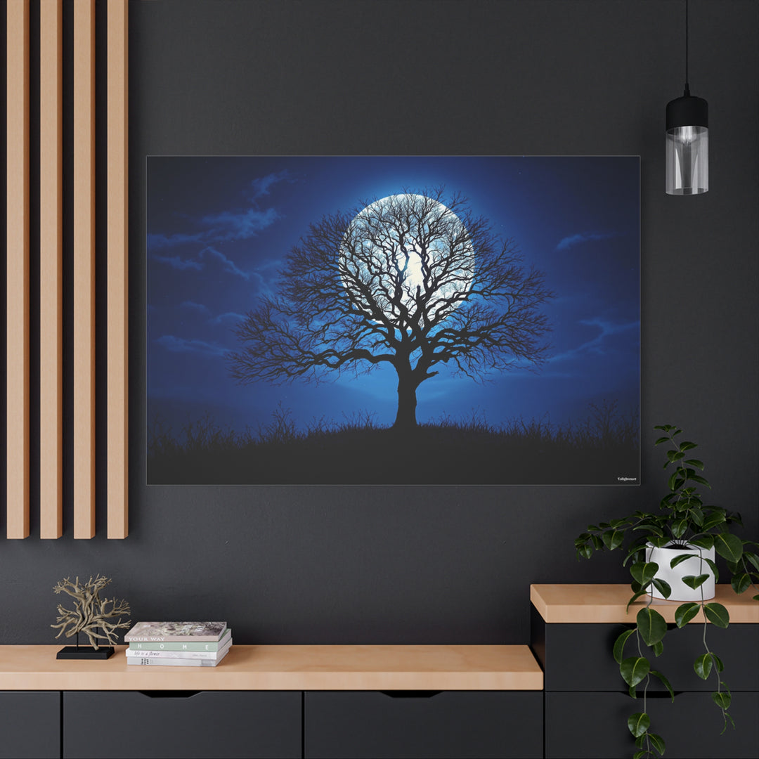 Tree of Light Canvas Wall Art