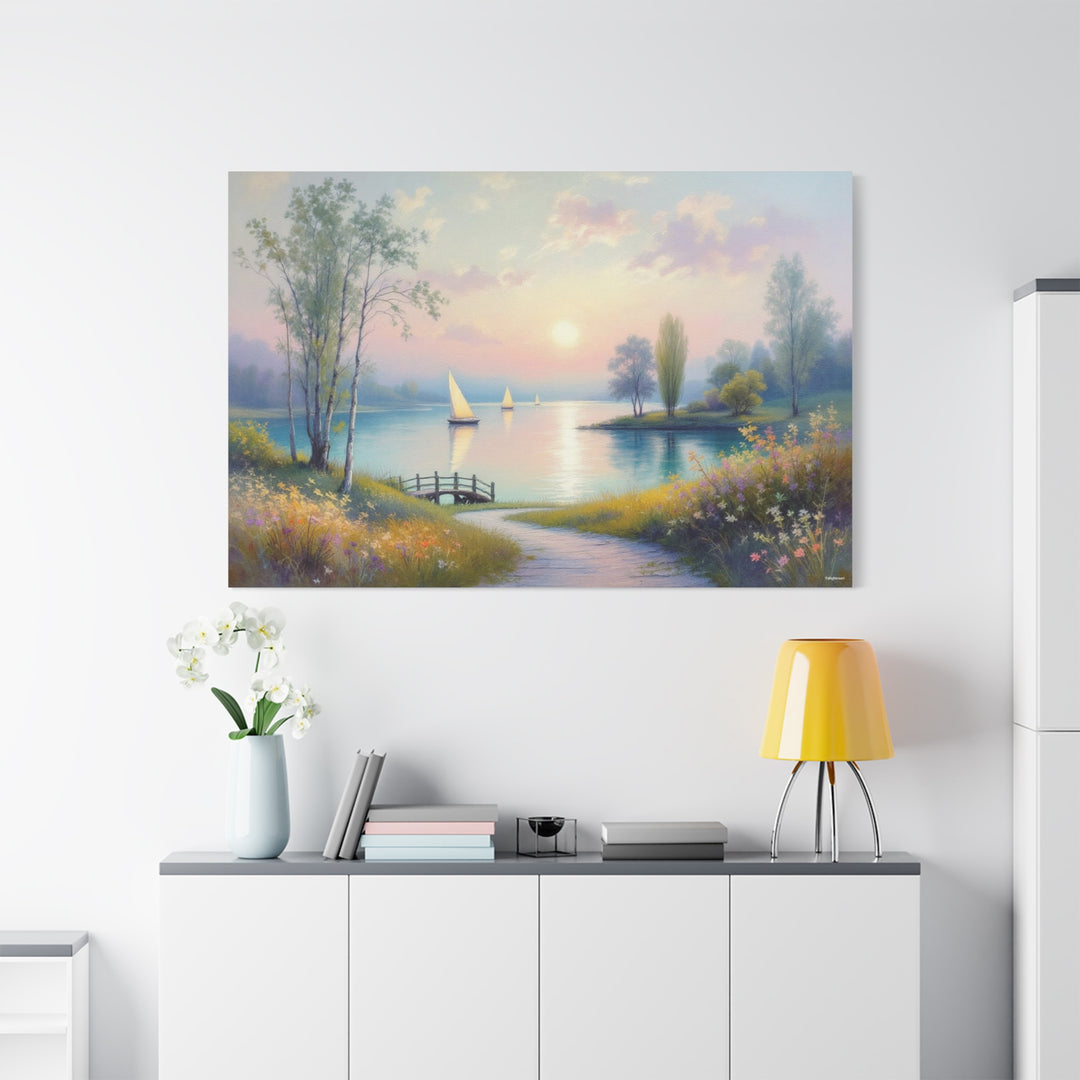 Sunlit Serenity Canvas Wall Art