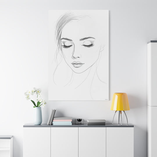 Elegant Sketched Portrait