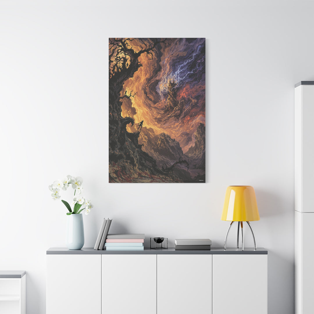 The Forsaken Climb Canvas Wall Art