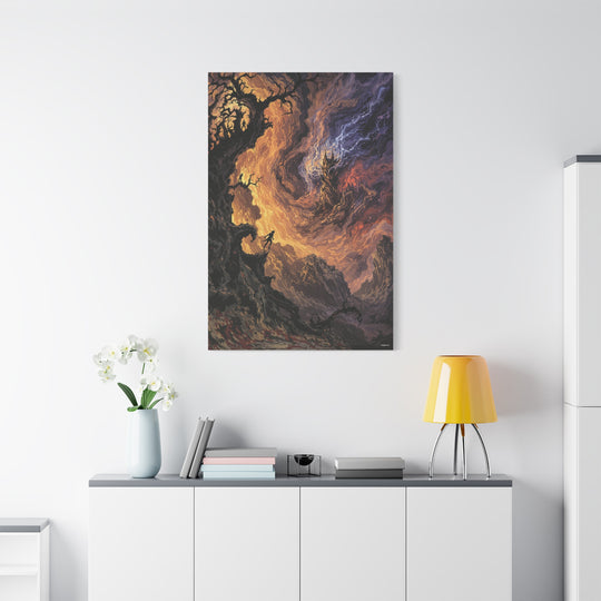 The Forsaken Climb Canvas Wall Art