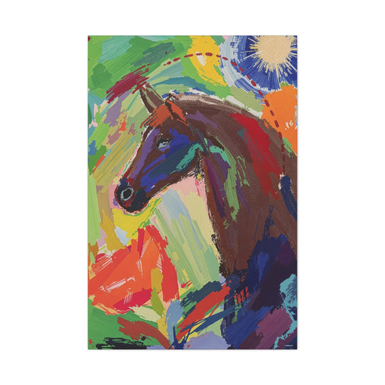 Colourful Horse Portrait