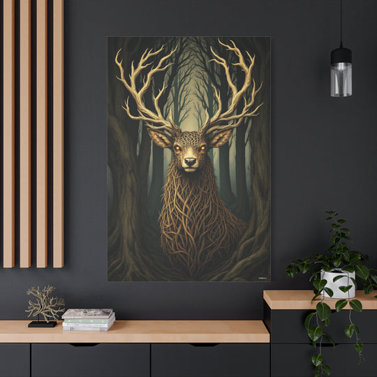 Magical Stag Canvas Art