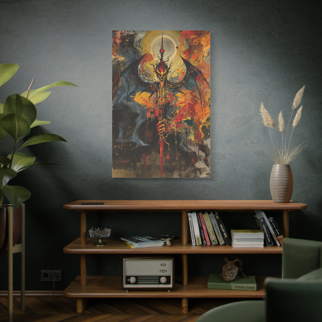 Demon King Canvas Wall Art