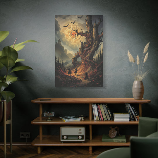 The Abyss Beckons Canvas Wall Art